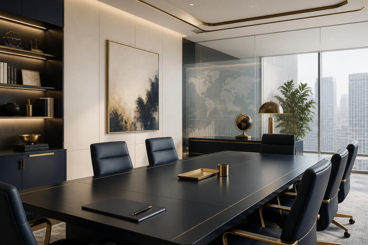 Modern executive advisory workspace